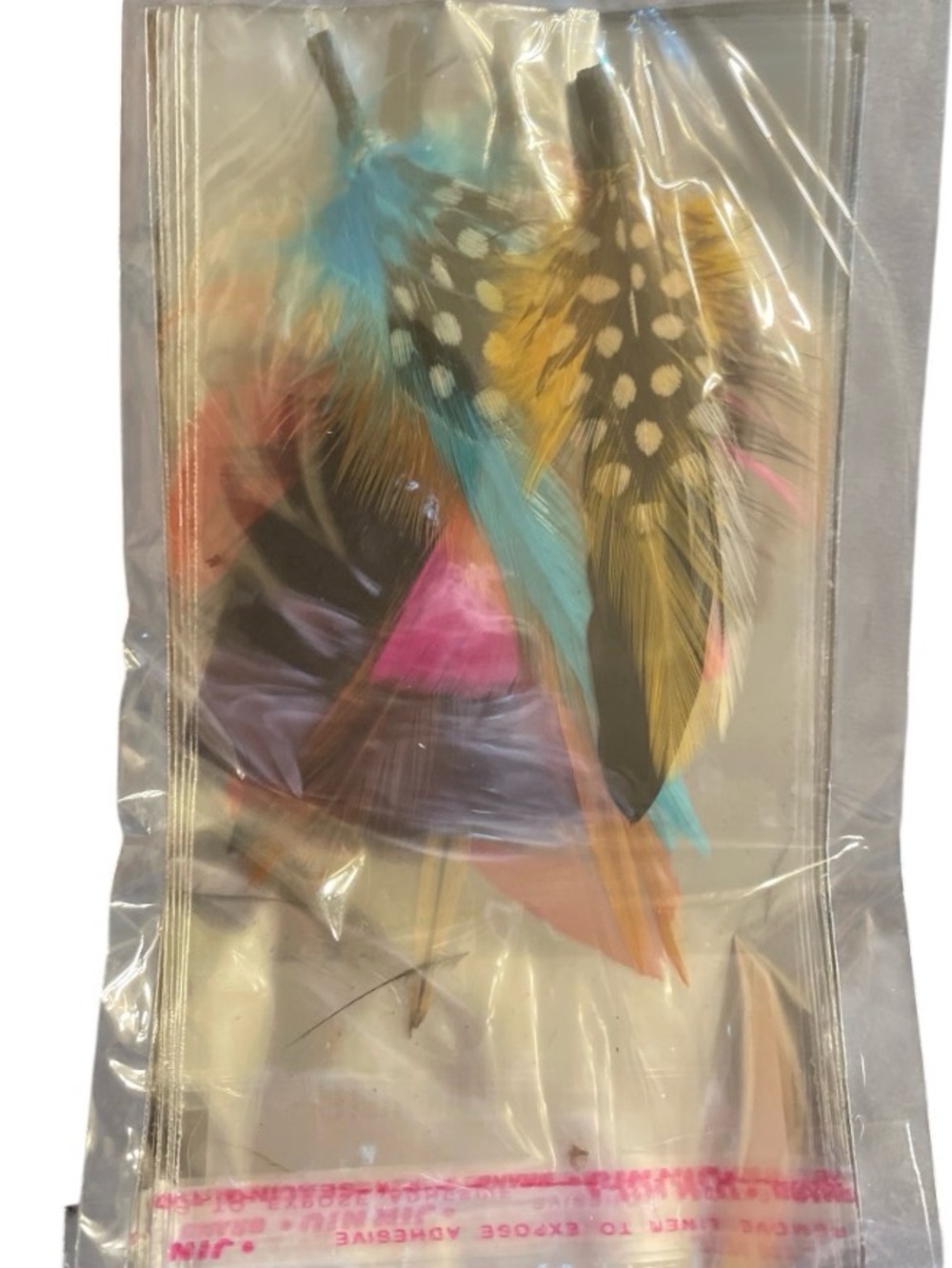 Decorative Assorted Feather Accents - Multi-Color